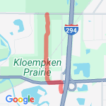 North Des Plaines Trail  route map