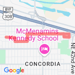 CU to N of Fernwood, loop back to RP, to CU. route map