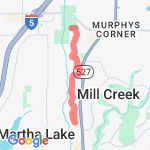 Mill Creek trail route map