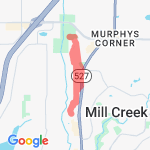 Mill Creek trail route map