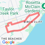 Last run before 10 k route map