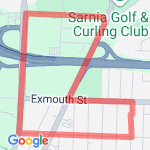 Night Run route map