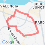 CFA 3 miler route map