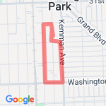 1 mile route map