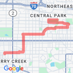 20 to Stapleton and back route map