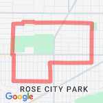 easy  5 k  route map