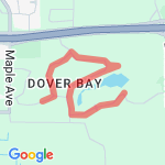 Dover Bay route map