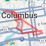 After woork run route map