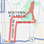 morning 4 mile route map