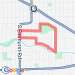2 miles around the park route map