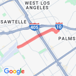 national to the airport and back route map