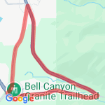 Little Cottonwood Triangle route map