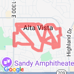 Silver Mesa Run route map