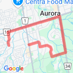 Home,bay view,vandorf,Tim's route map