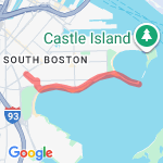 Castle island point route map