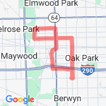 9 miles in OP and RF route map