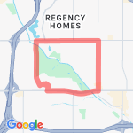 Running the Dog route map