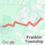 Colonial Park & Back home route map