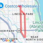 Sheffield/ NorthAve route map