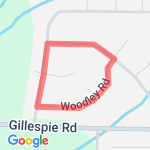 Woodley Loop route map