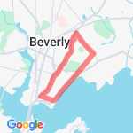 Beach Short route map