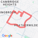 New 3 mile loop route map