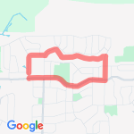 2 Miles route map