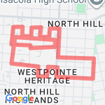 Work Route route map