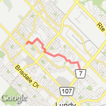 MY TRAINING route map