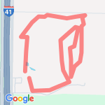 South Hills front 9 route map
