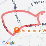 1 Mile loop route map