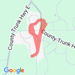Country lane 1 route map