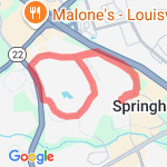 Springhurst loop route map