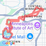 Accenture Tower Lake of the Isles 8 mi route map