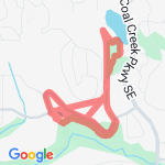 Newcastle 5k route map