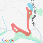 Newcastle 5k route map