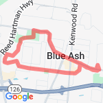 Cooper to Rec park to Hunt route map