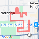 5K For Leukemia route map