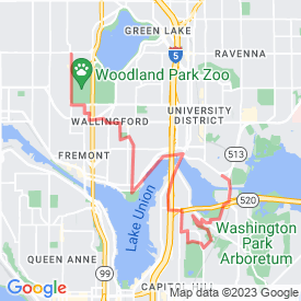 PNC to GAR Cemetery 2011 - 12.87 Km route in Seattle WA