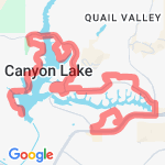 10 mile canyon lake route map