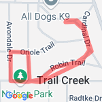 Finch robin whip oriole Avon and back route map