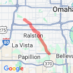 Cornhusker route map