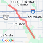 almost Cornhusker route map