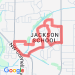 3 miles  through J-school route map