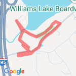 Acosta + Trail route map