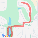 Short Neighborhood Run route map