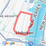Hoboken Loop route map