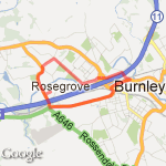 nice daily run route map