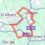 Thought it was 40K!! route map