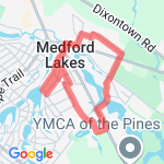 5K Practice route map